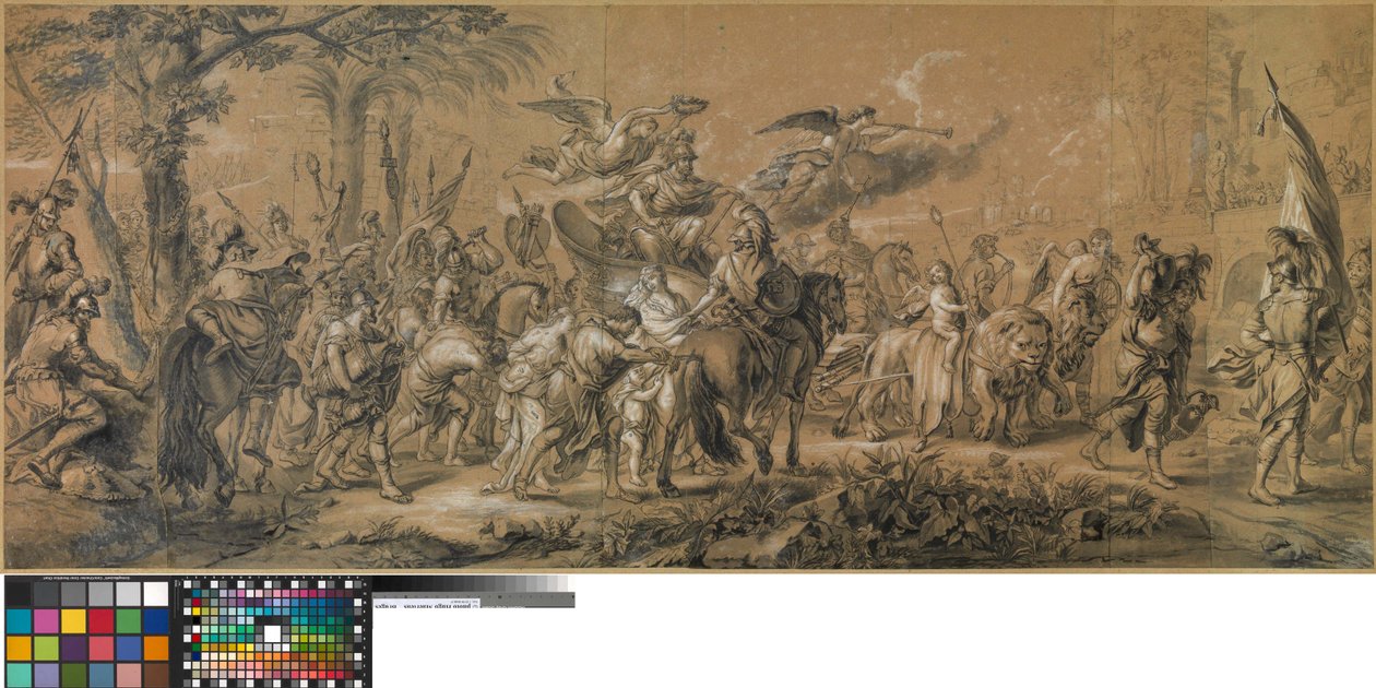 Hollandsk: Forherligelsen af Mars af Jan van Orley