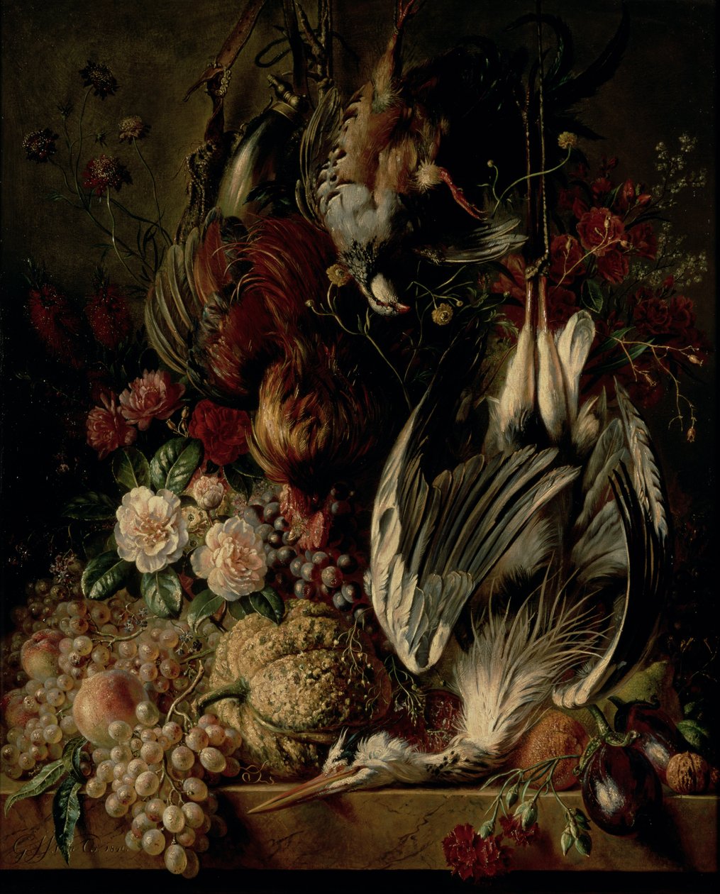 Stilleben, 1840 af Jan van Os