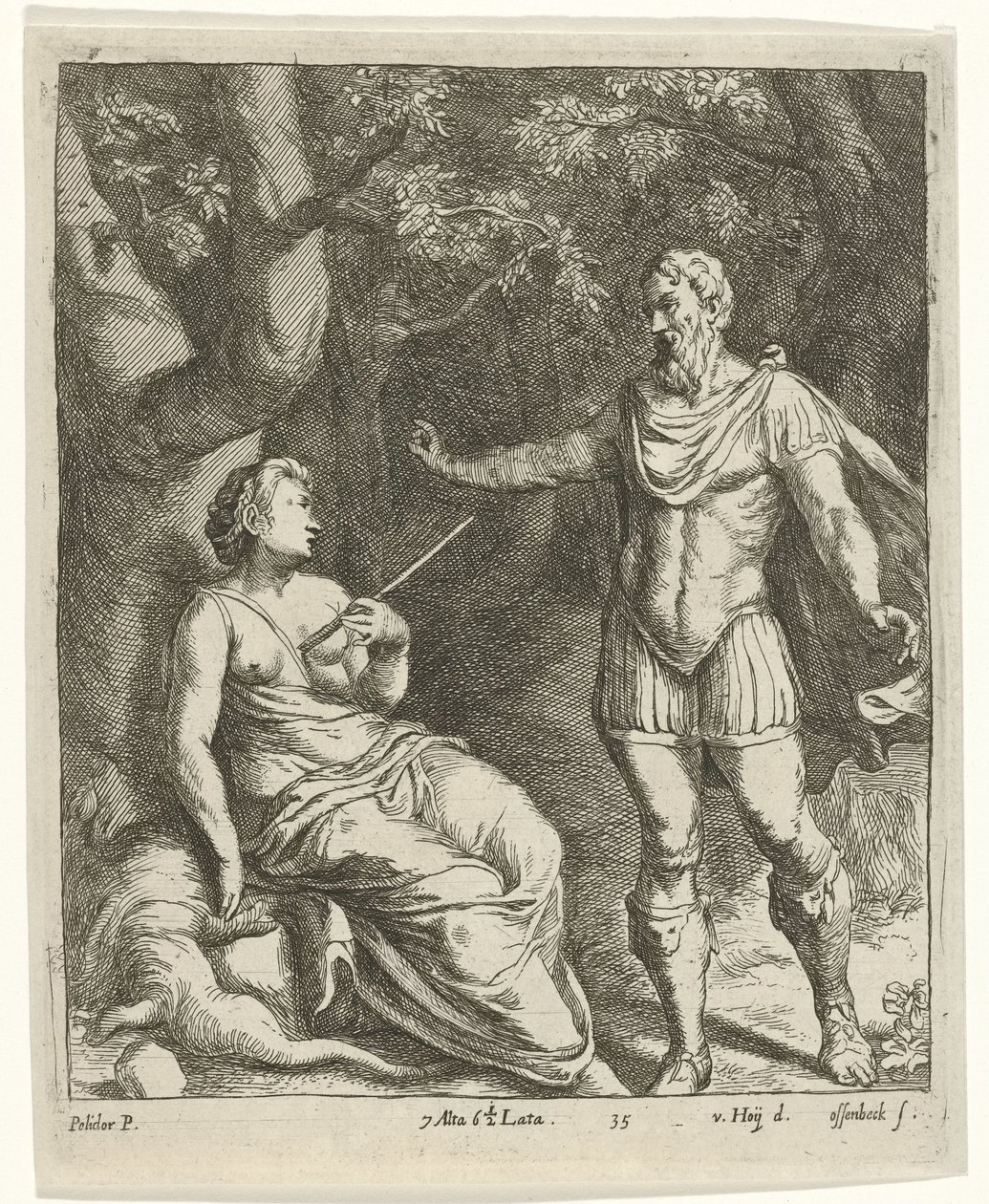 Cephalus en Procris af Jan van Ossenbeeck