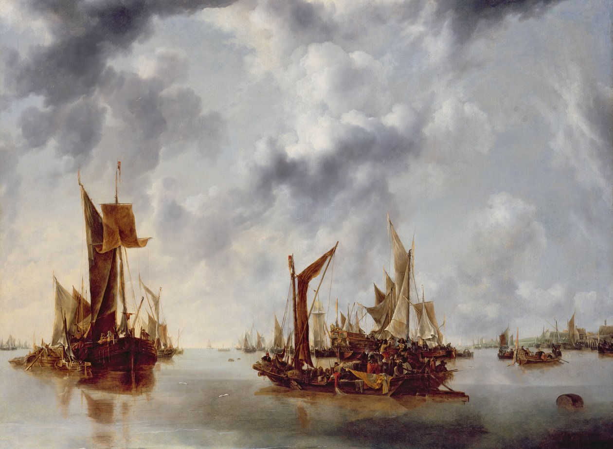 En rolig af Jan van de Capelle or Cappelle
