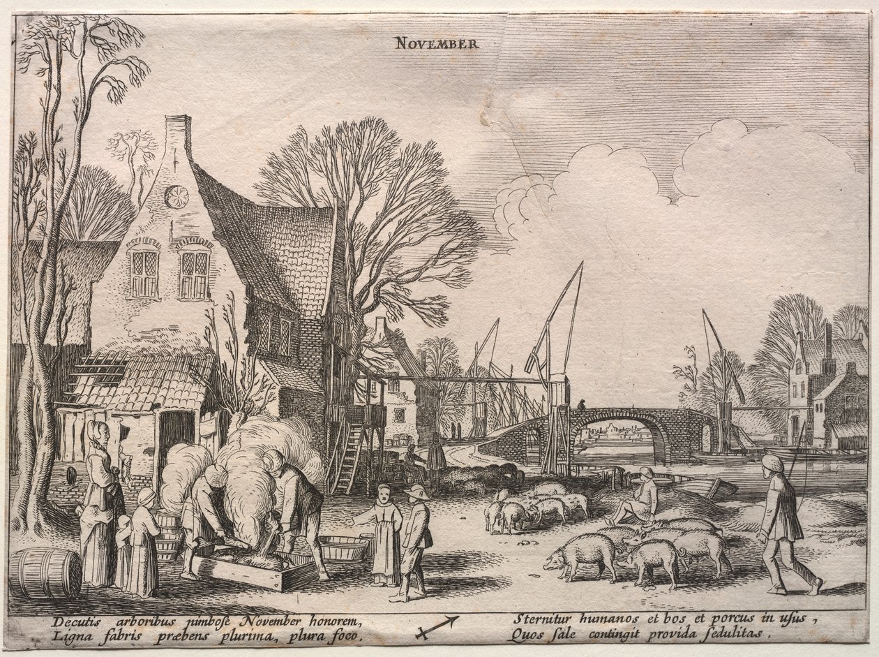 De tolv måneder: november af Jan van de Velde II