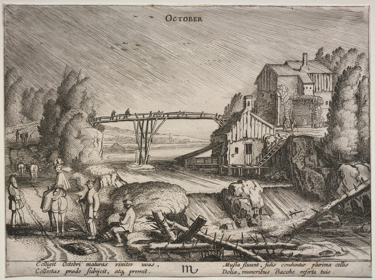 De tolv måneder: oktober af Jan van de Velde II