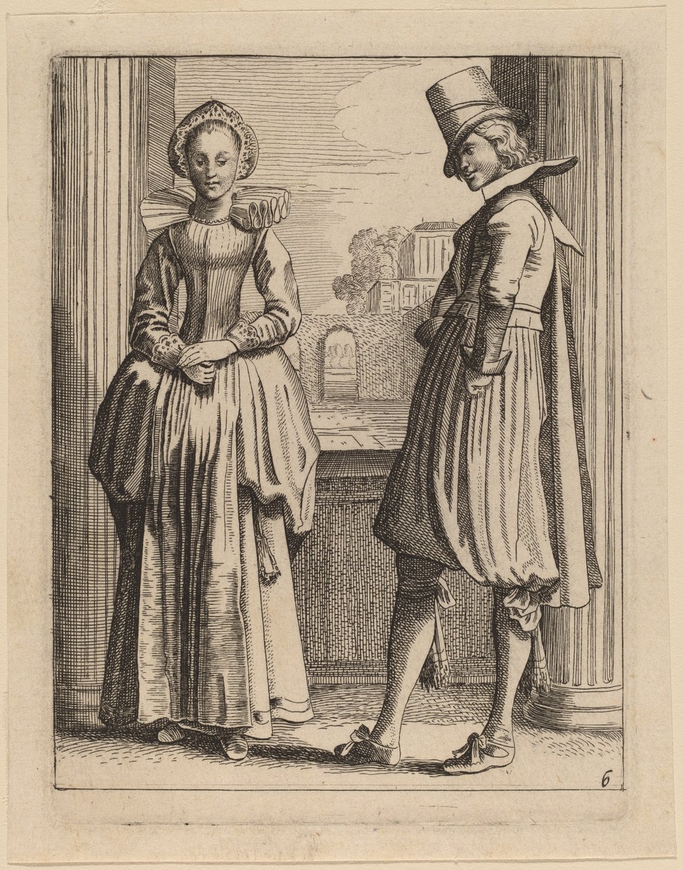 To Figurer i Kostume af Jan van de Velde II