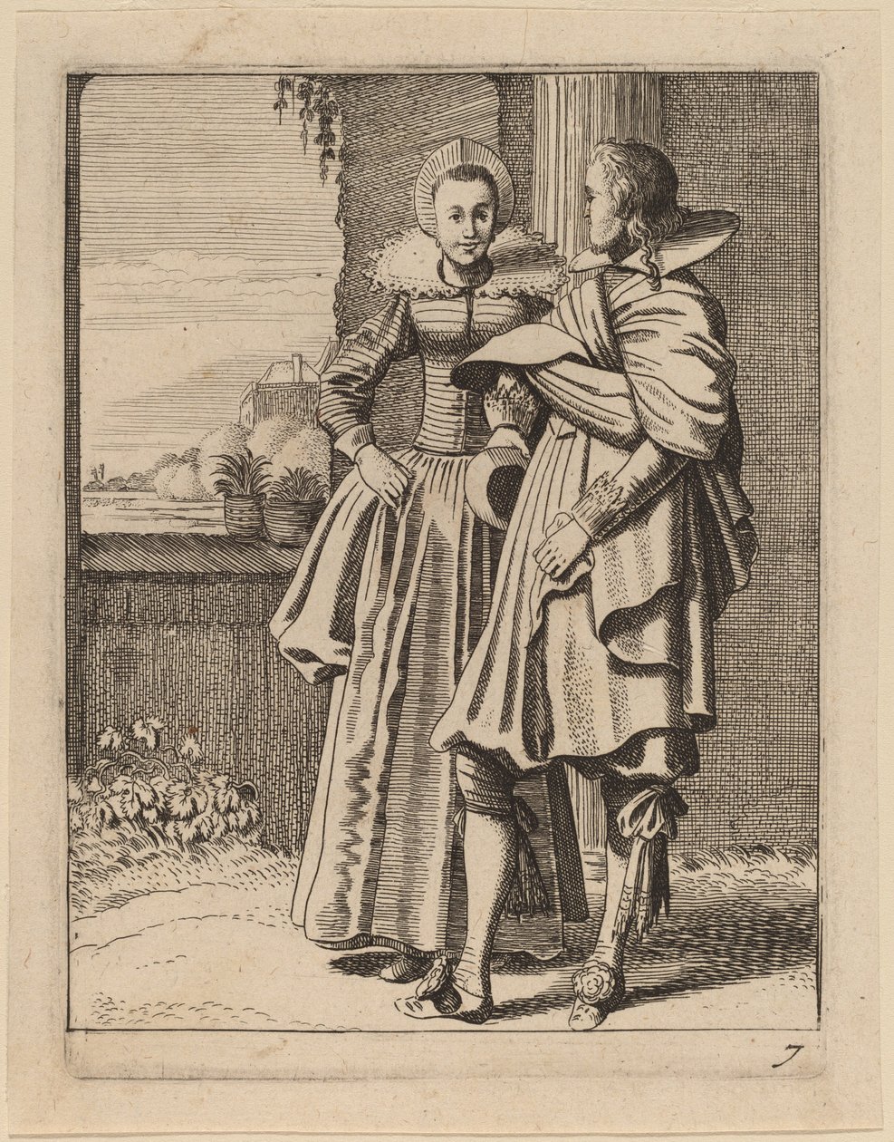 To Figurer i Kostume af Jan van de Velde II