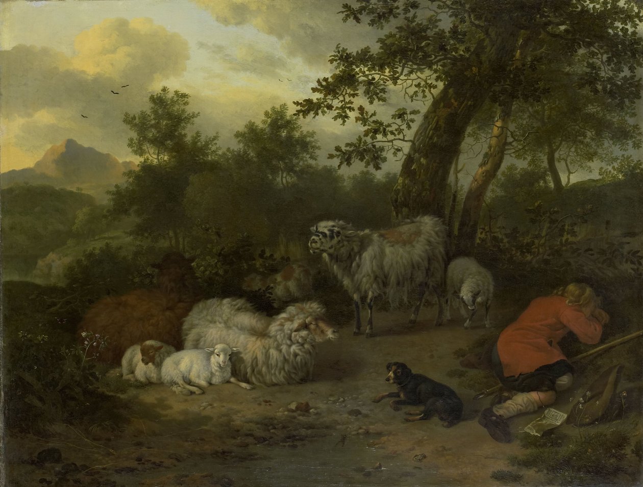 Den sovende hyrde af Jan van der Meer (II)