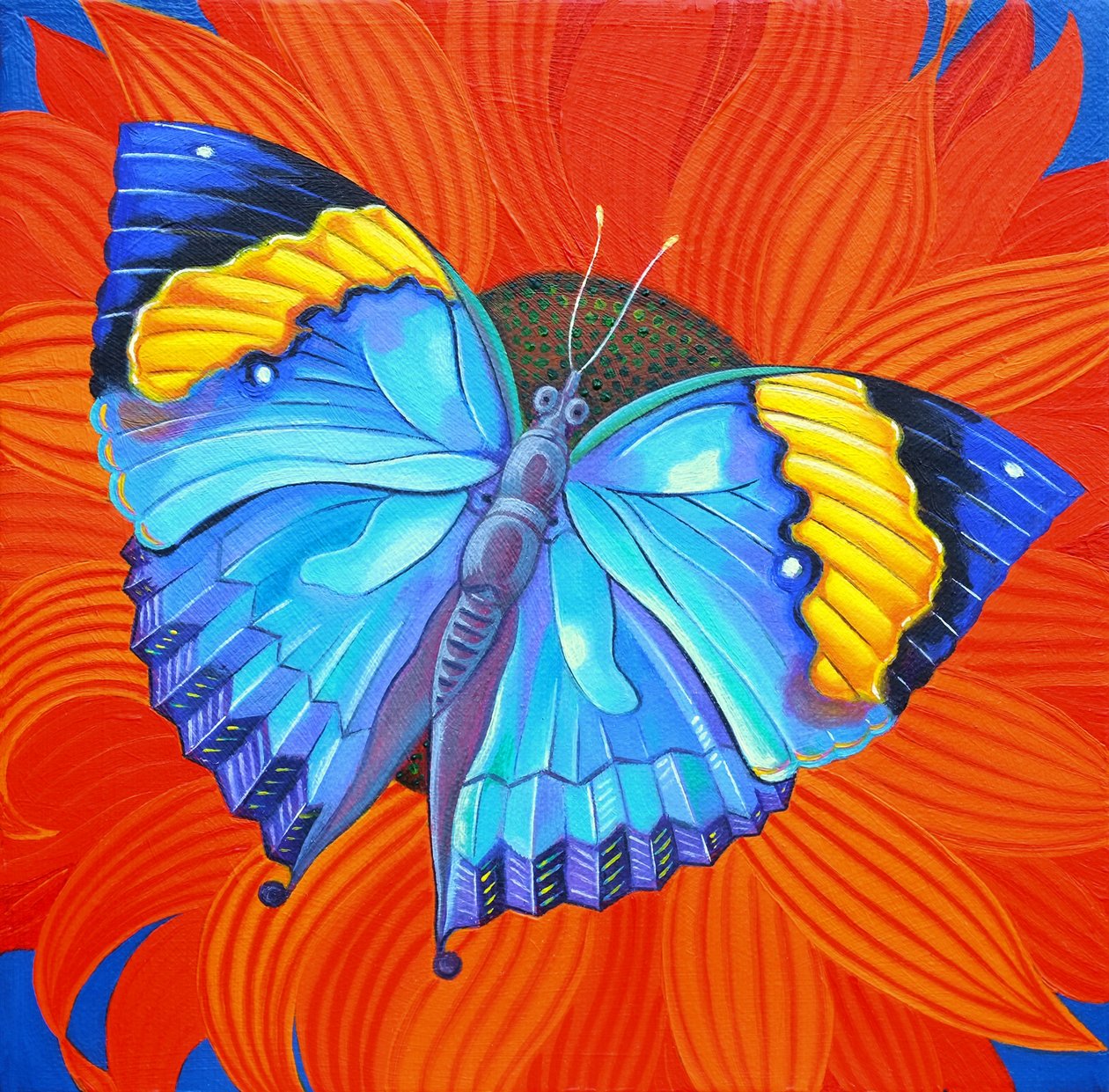 Indian Leaf Butterfly, 2014, af Jane Tattersfield