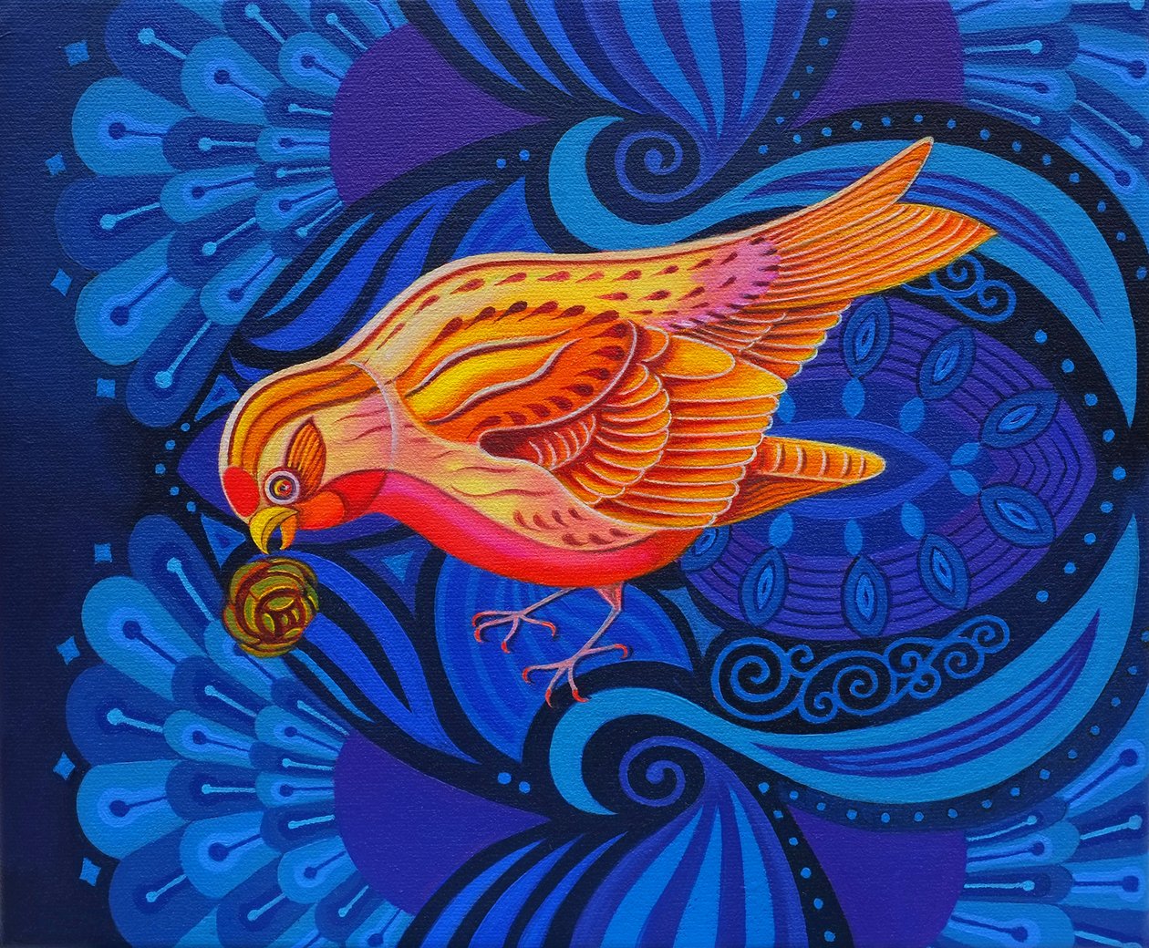 Redpoll, 2012, af Jane Tattersfield
