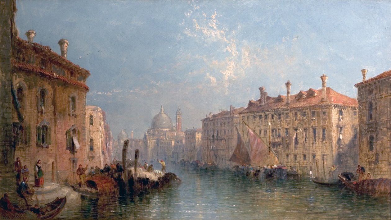 Canal Grande, Venedig, Italien, ca. 1875 af Jane Vivian