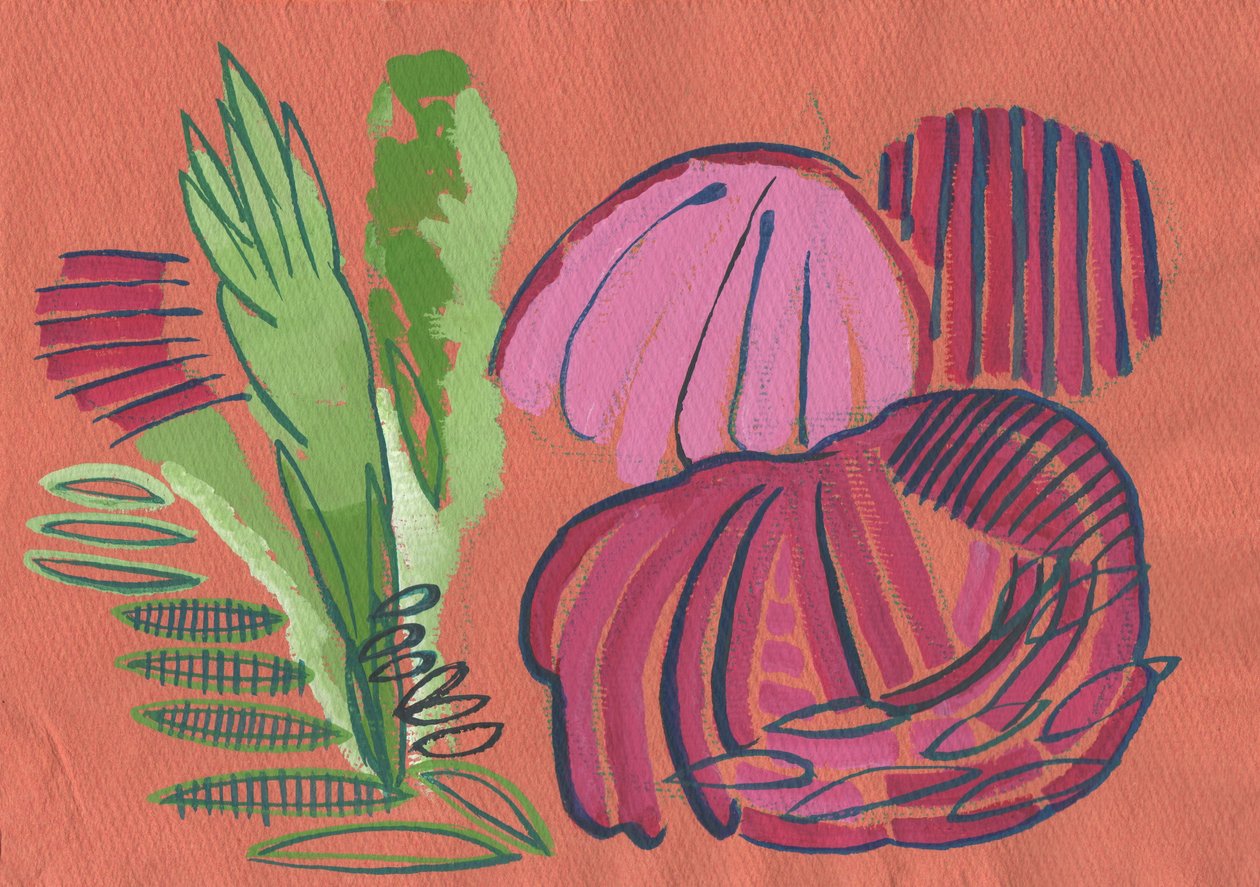 Forår, 2015 (gouache) af Janet McKenzie