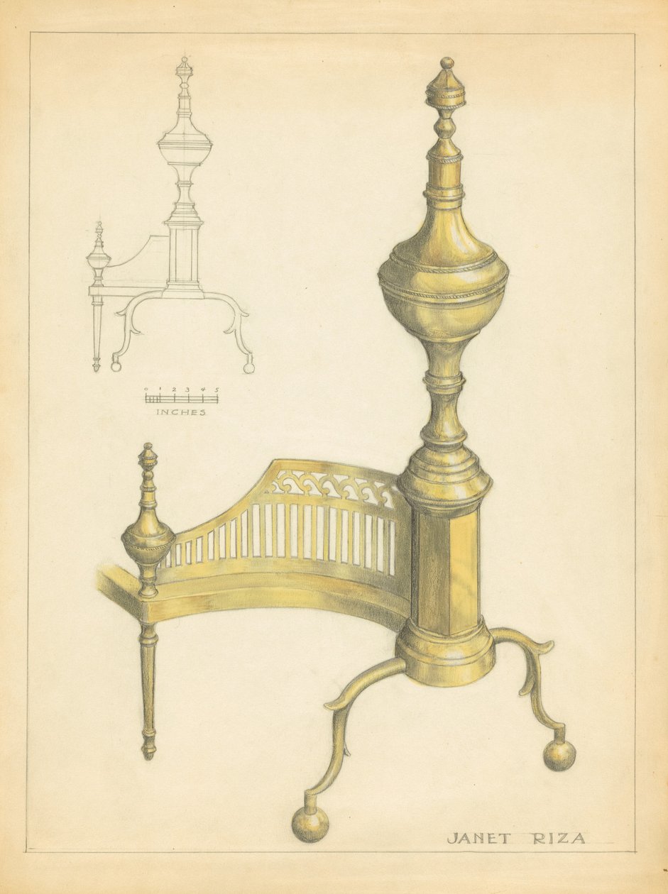 andiron af Janet Riza