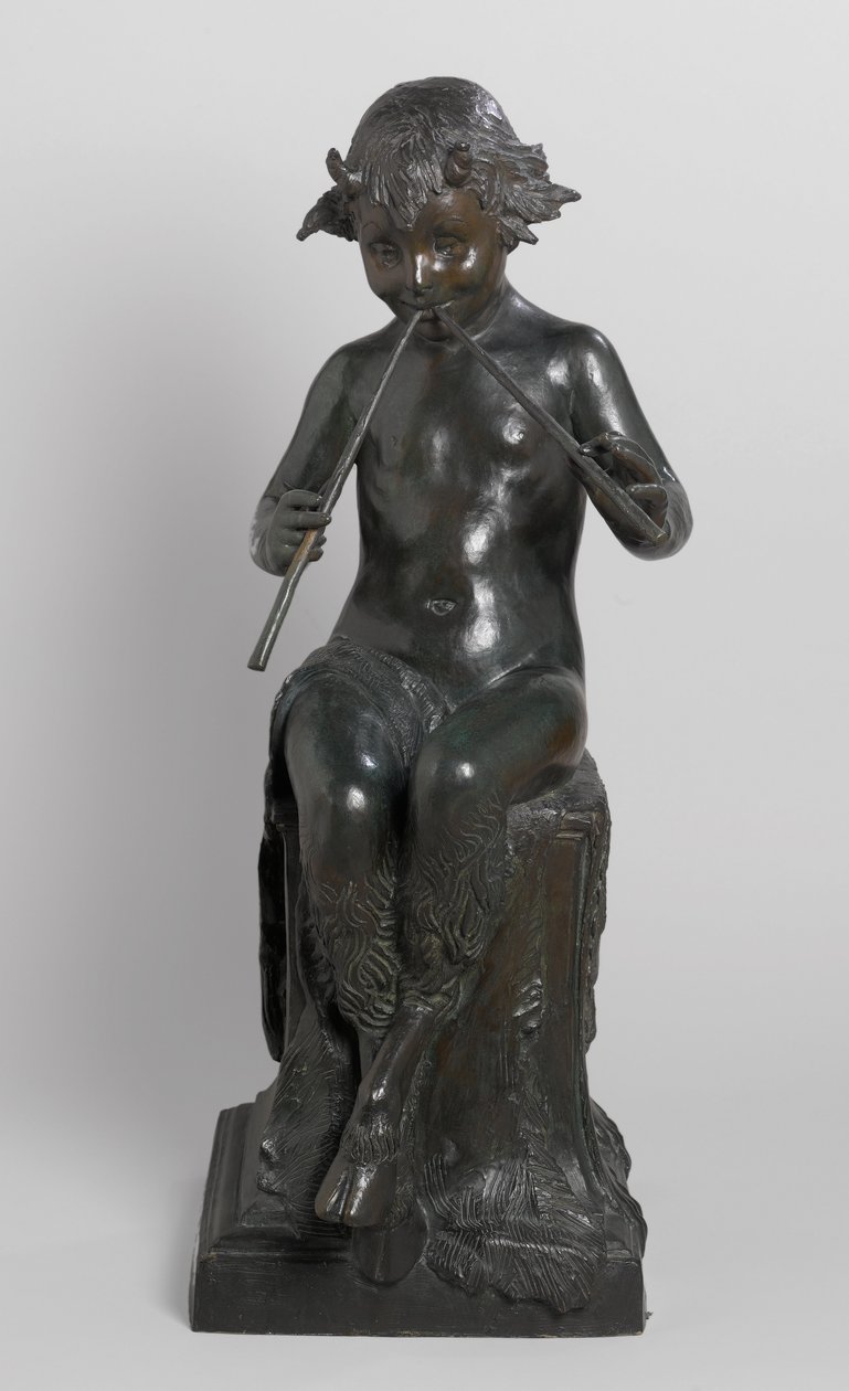 Siddende Faun af Janet Scudder