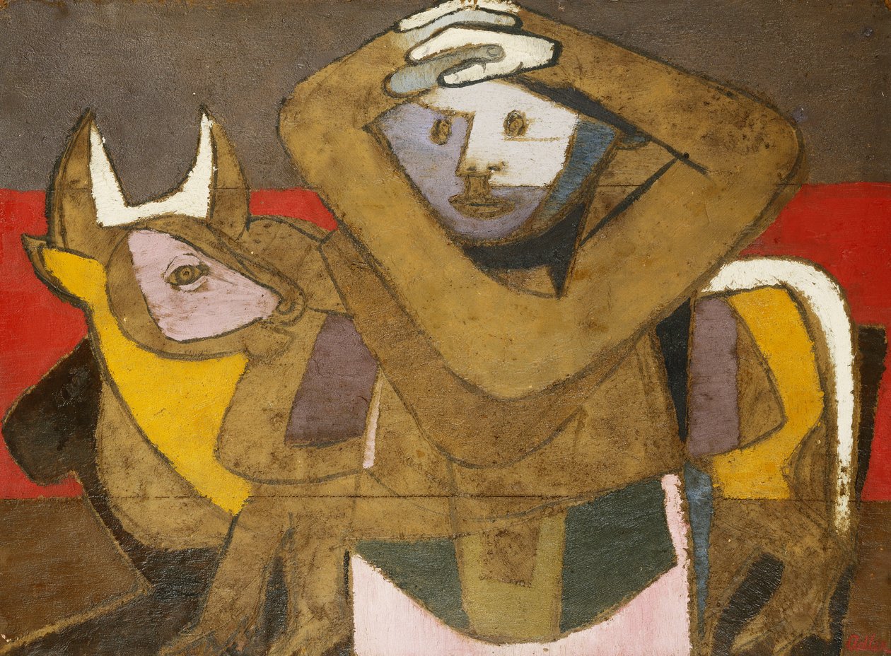 Bortførelsen af ​​Europa (skumring) af Jankel Adler