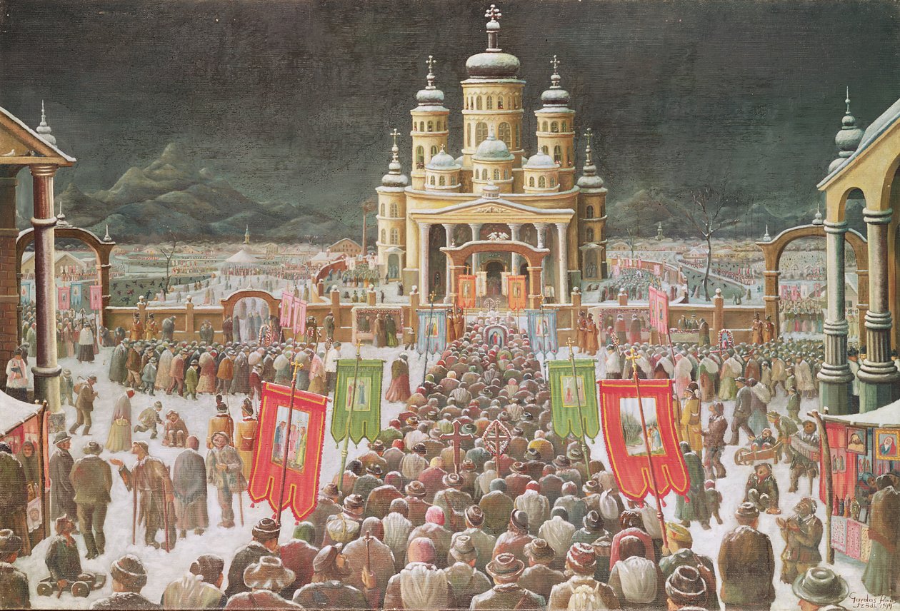 Den store Procession af Janos Gajdos