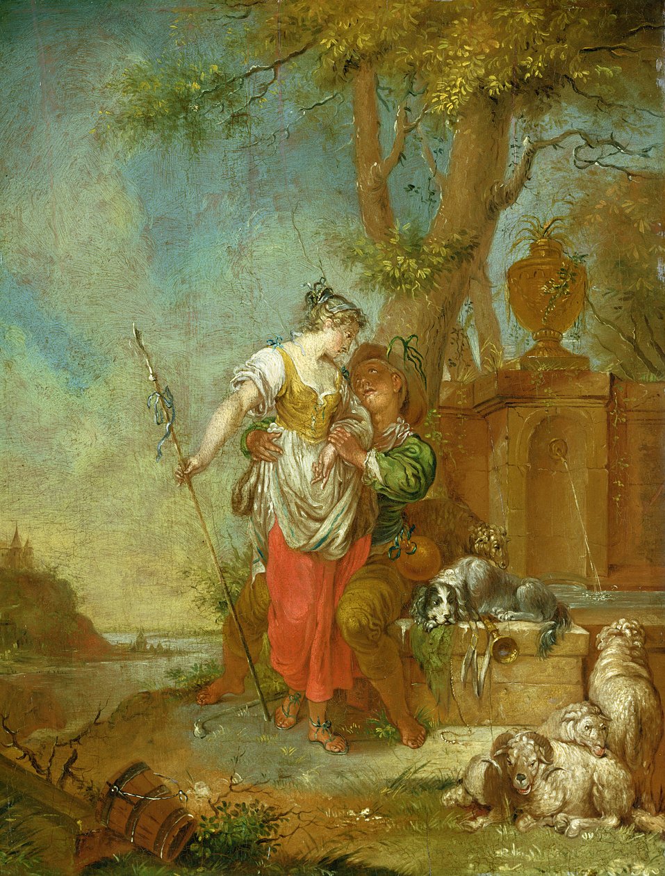 Hyrde og hyrde af Januarius Zick
