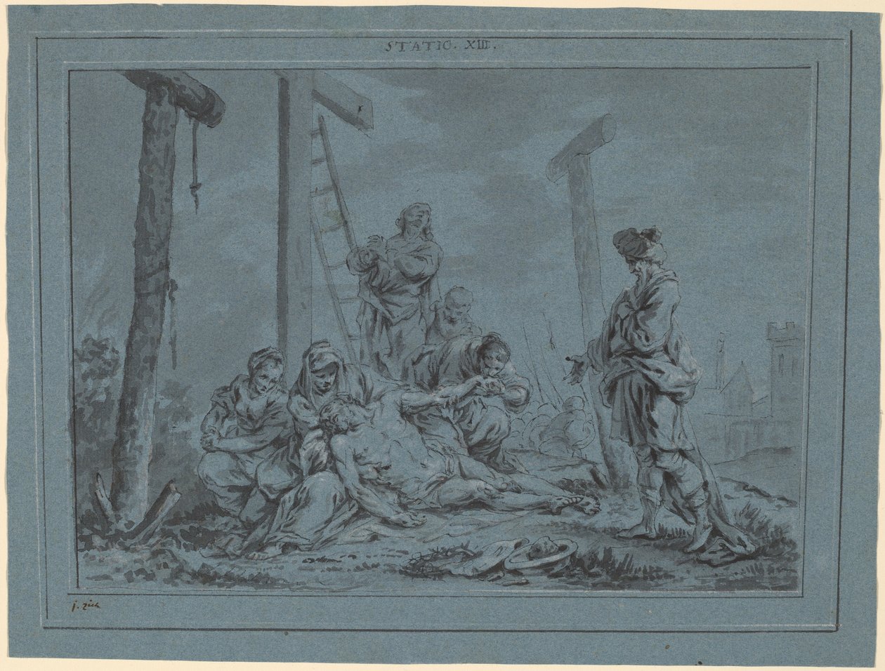 Klagesangen (STATION XIII) af Januarius Zick