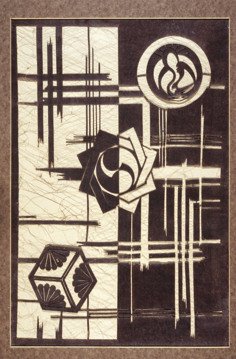 Stencil (papir) af Japanese School