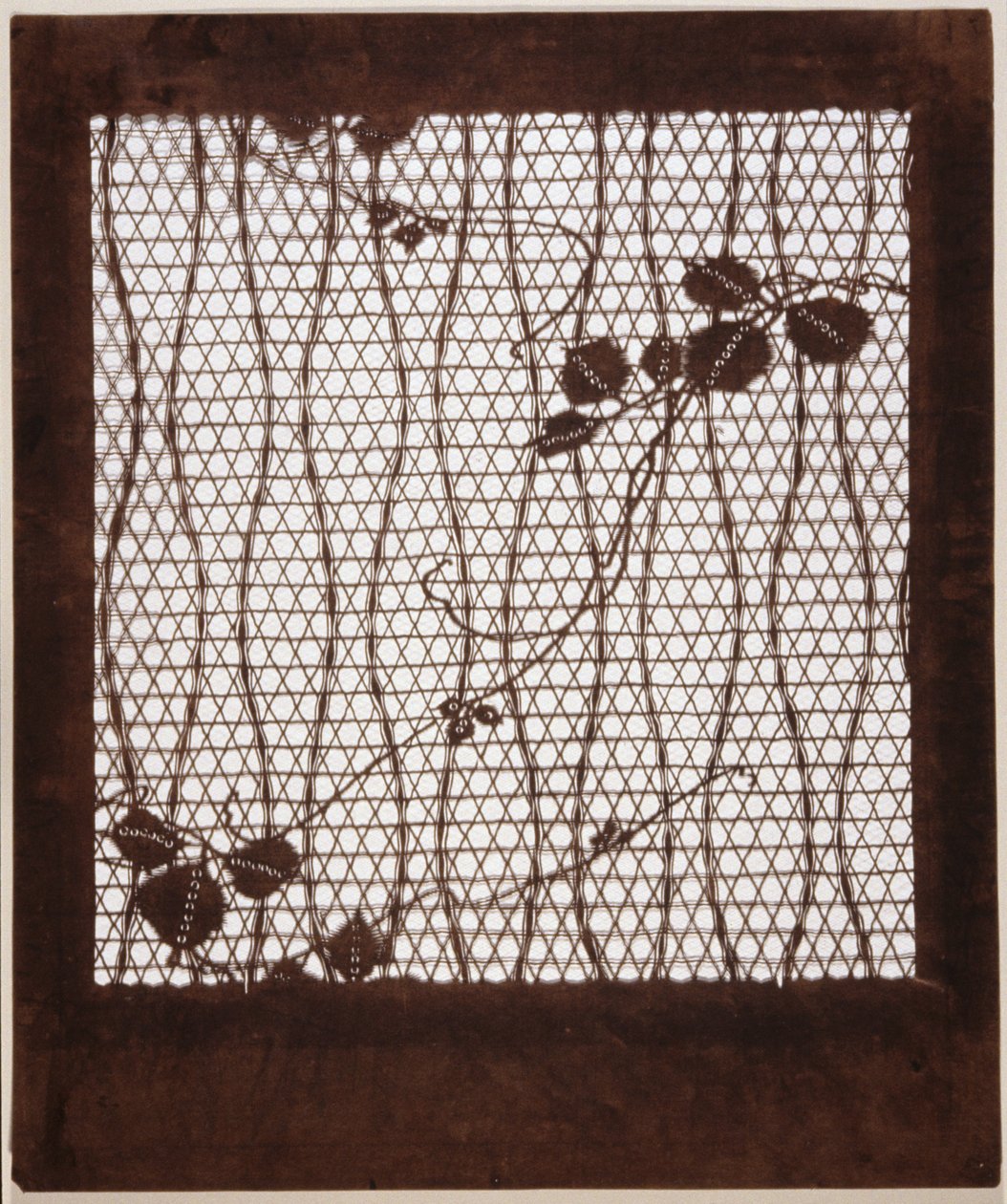 Stencil: Jordbærblade af Japanese School