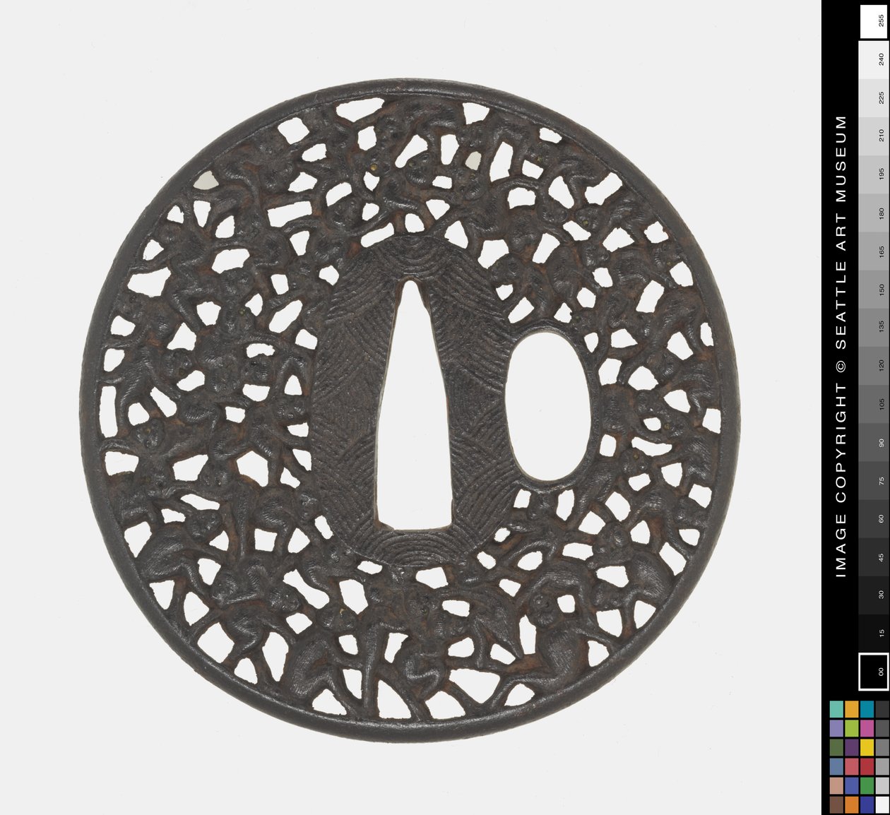 Tsuba: Hundrede aber af Japanese School