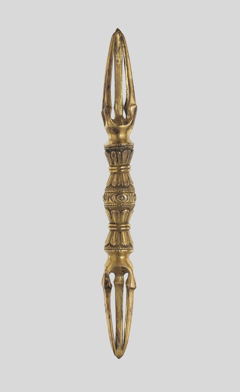 Vajra (forgyldt bronze) af Japanese School