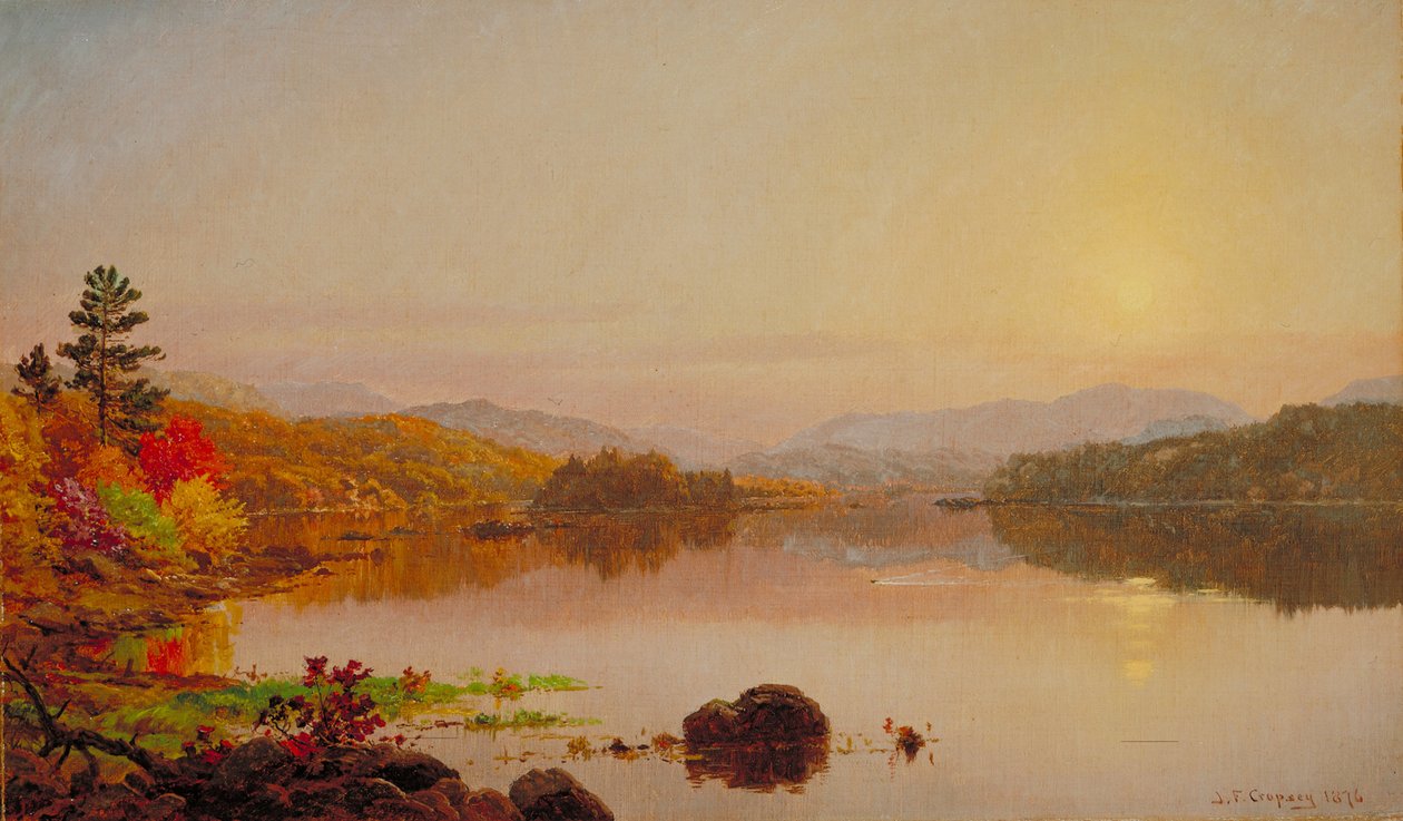 Lake Wawayanda, 1876 af Jasper Francis Cropsey