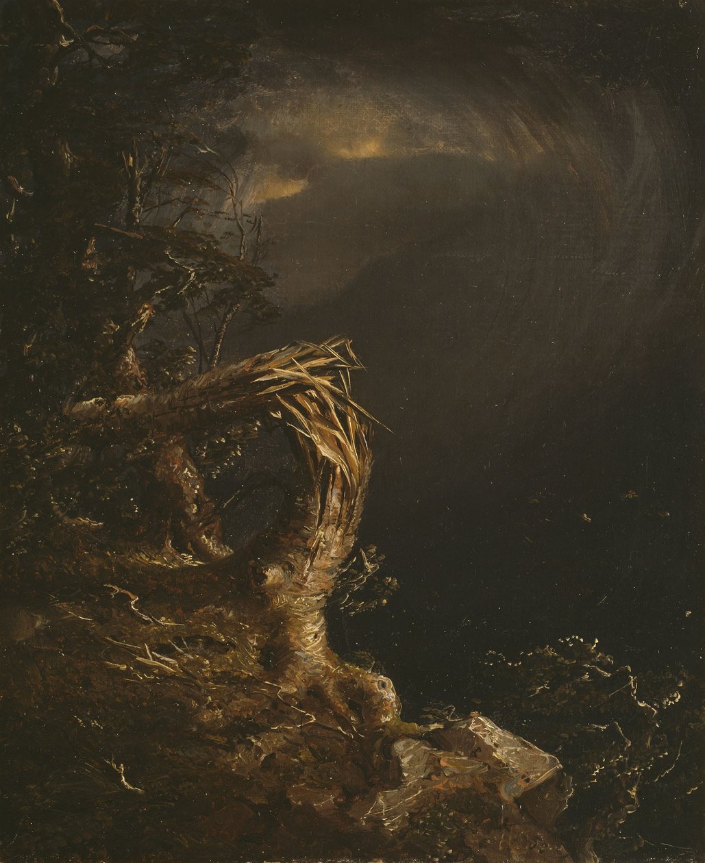 Sprængt træ af Jasper Francis Cropsey