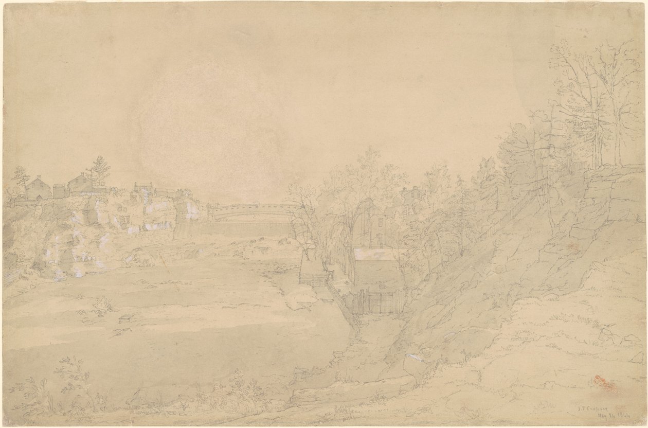 James McCulloughs ledemølle af Jasper Francis Cropsey