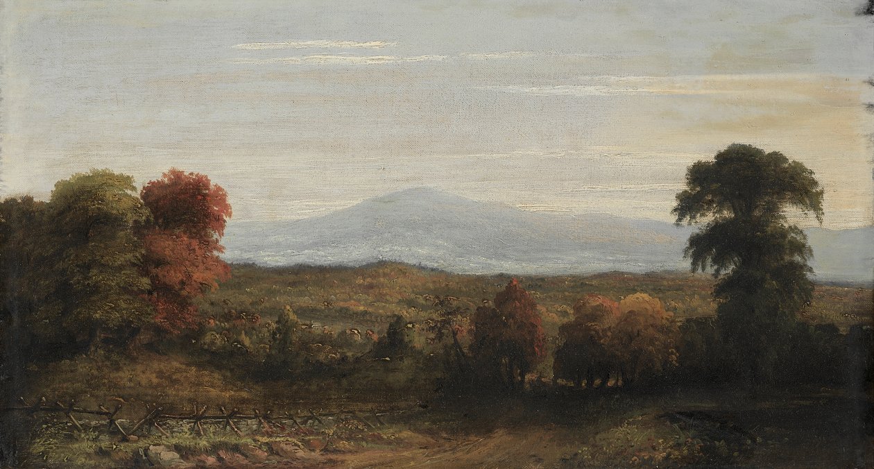 Landskab af Jasper Francis Cropsey