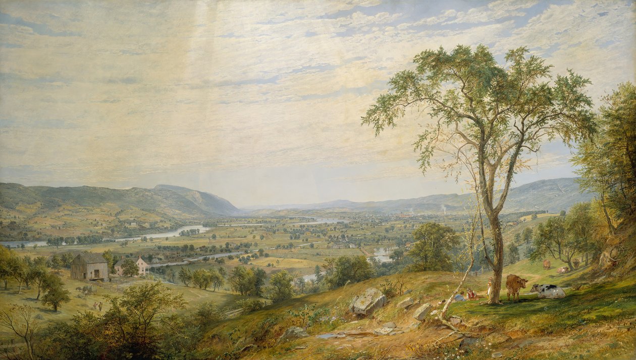 The Valley of Wyoming, 1865. af Jasper Francis Cropsey