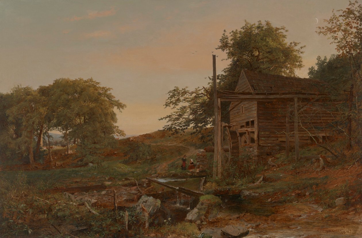 Vandmøllen af Jasper Francis Cropsey