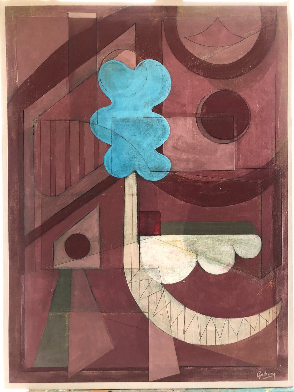Abstrakt 1 (maleri) af Jasper Galloway