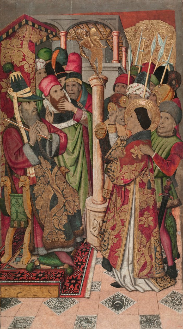 Saint Vincent før Dacian af Jaume Huguet