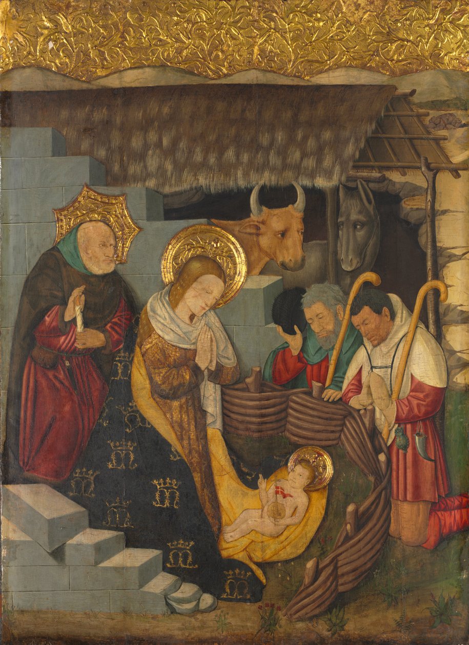 Fødselen, ca. 1457. af Jaume Ferrer
