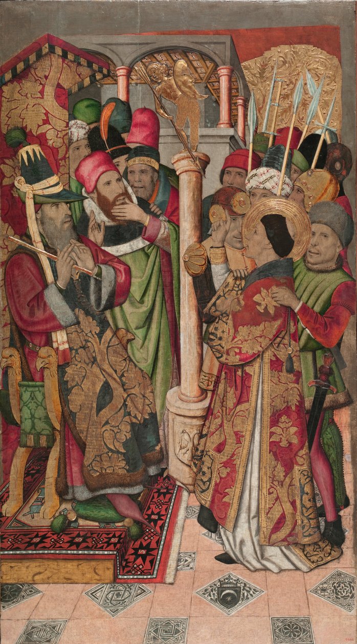 Sankt Vincent før Dacian af Jaume Huguet