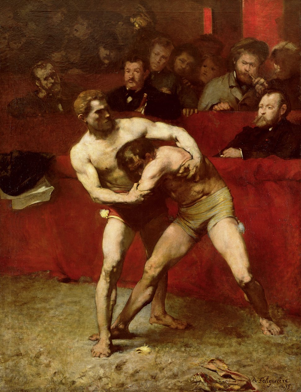 Wrestlere, 1875 af Jean Alexandre Joseph Falguiere