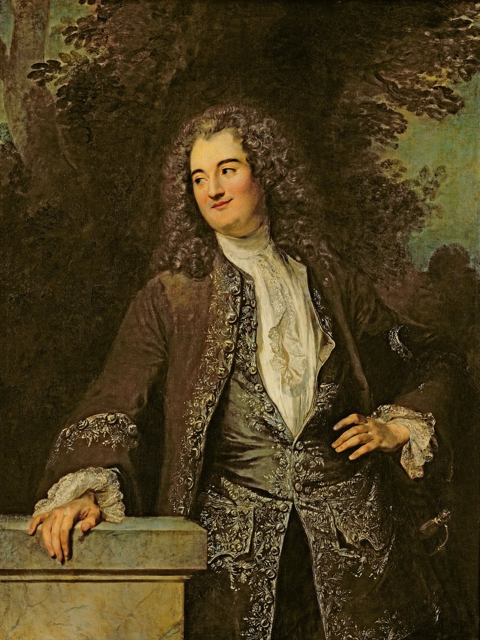 Portræt af en gentleman, eller Portræt af Jean de Julienne af Jean Antoine Watteau