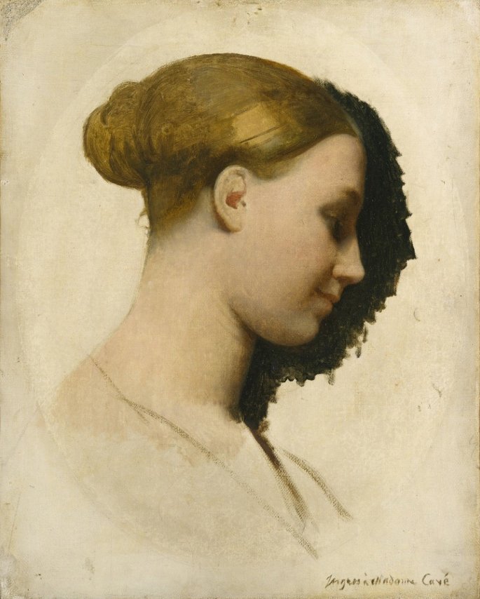 Portræt af fru Edmond Cavé af Jean Auguste Dominique Ingres