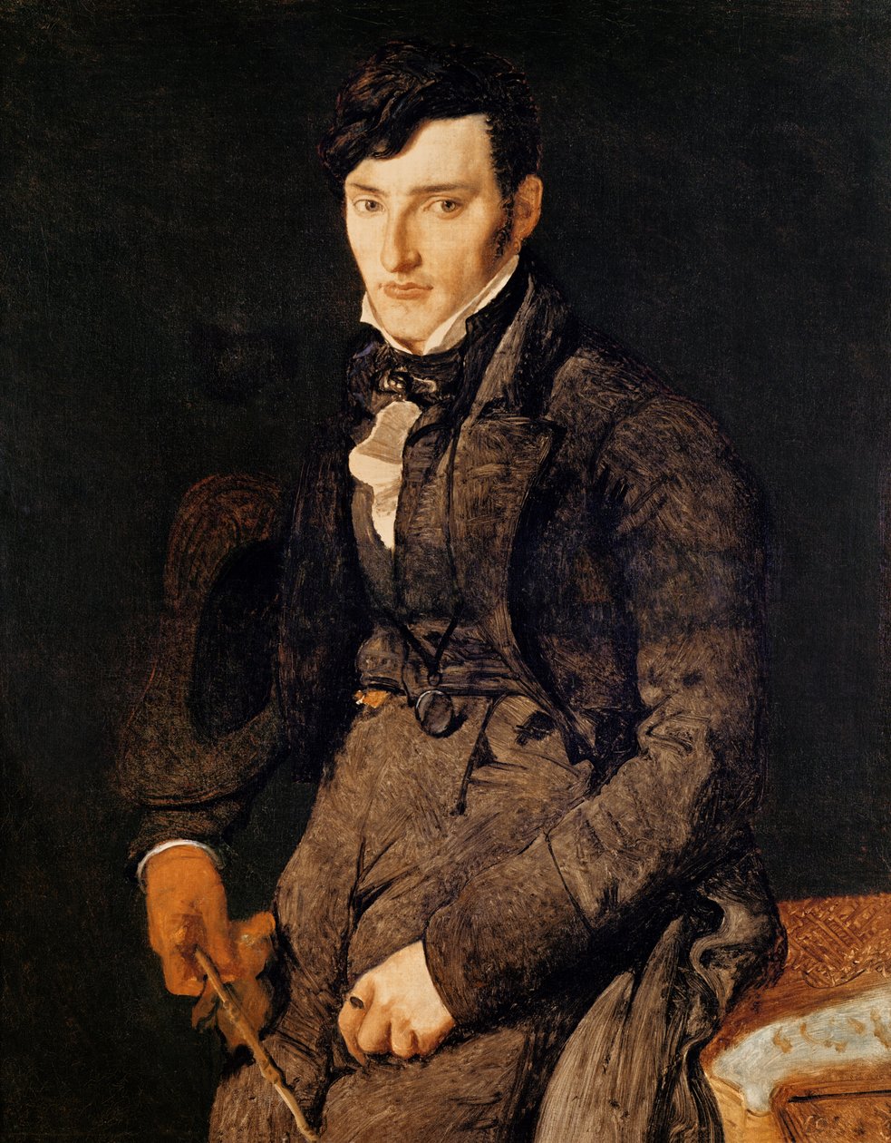 Portræt af Jean-Pierre-Francois Gilibert (1783-1850) 1804-05 af Jean Auguste Dominique Ingres