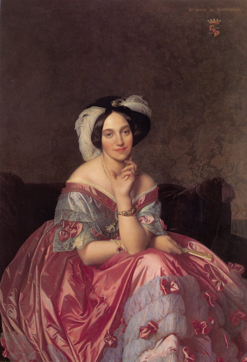Portræt af baronessen James de Rothschild af Jean Auguste Dominique Ingres
