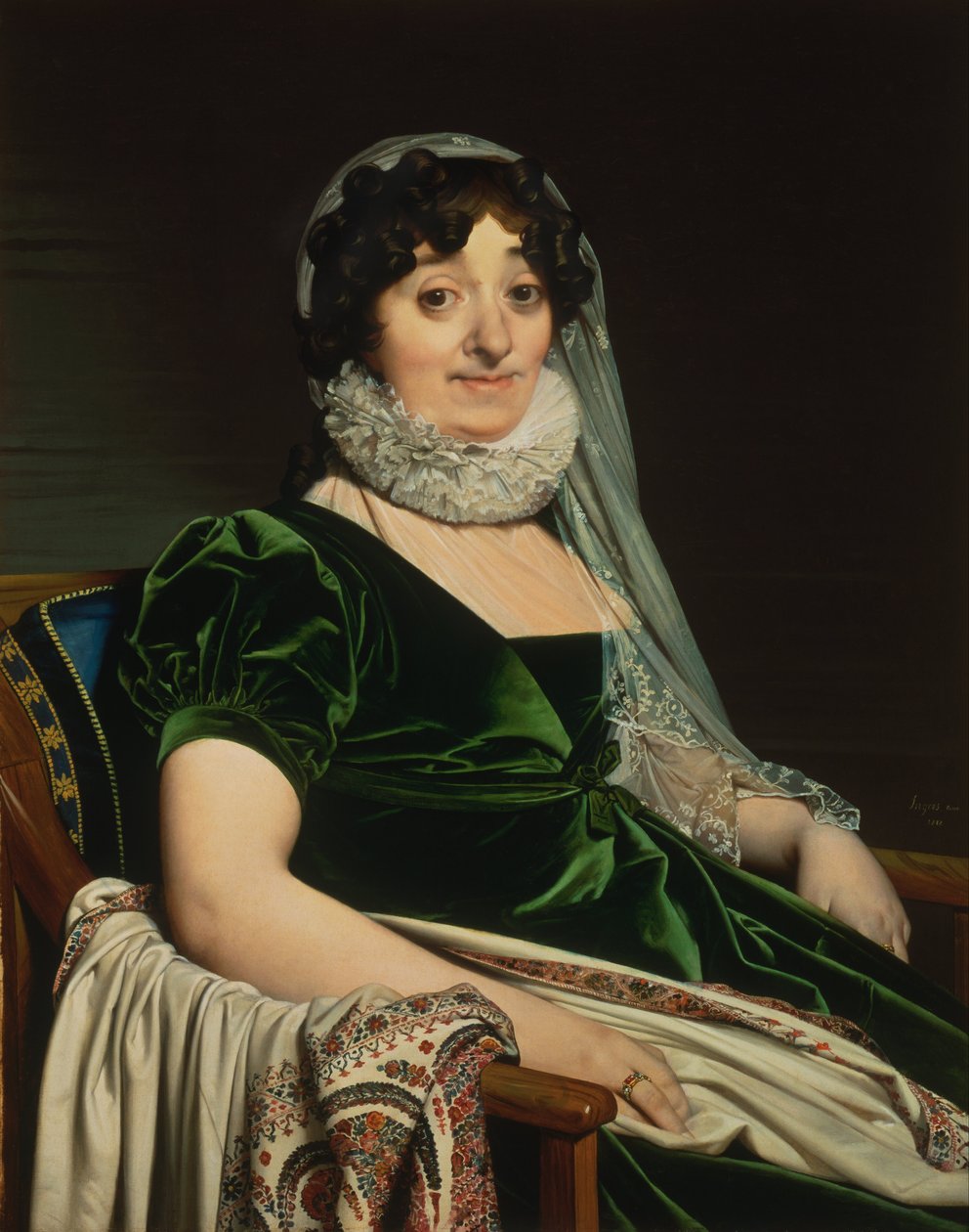Portræt af grevinden af Tournon af Jean Auguste Dominique Ingres