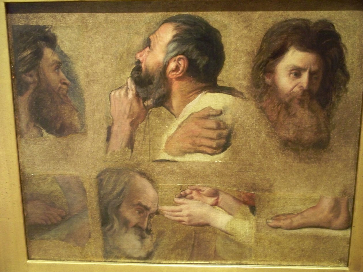 Studier for Jesus blandt lægerne af Jean Auguste Dominique Ingres