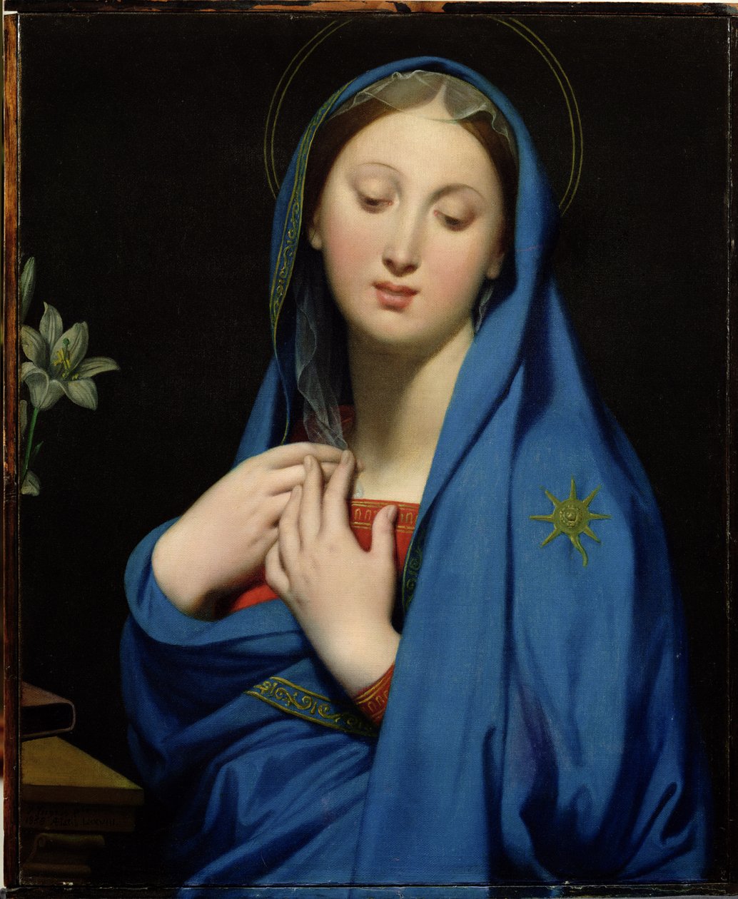 Adoptionens jomfru, 1858 af Jean Auguste Dominique Ingres