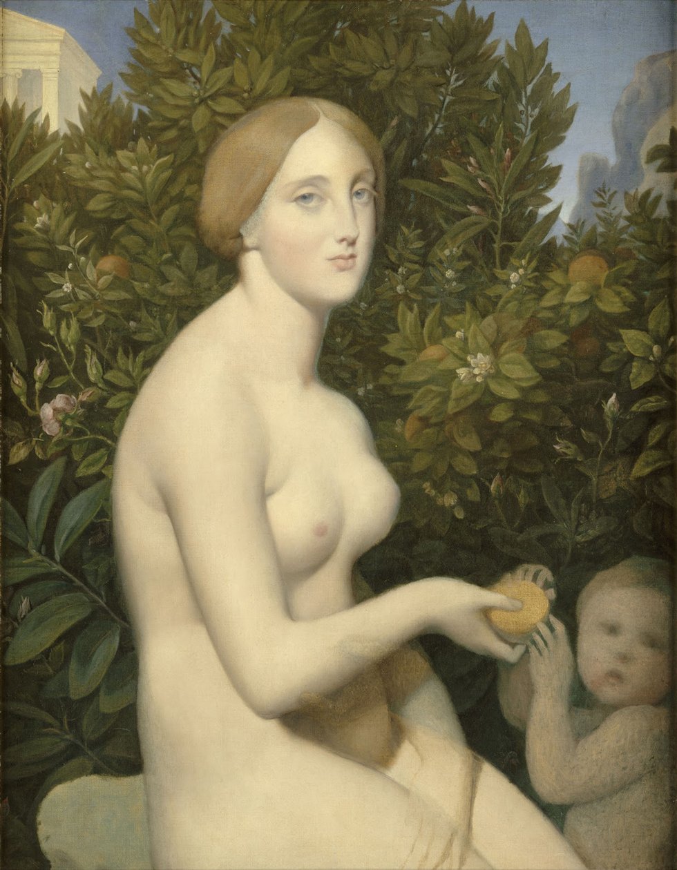 Venus i Paphos af Jean Auguste Dominique Ingres