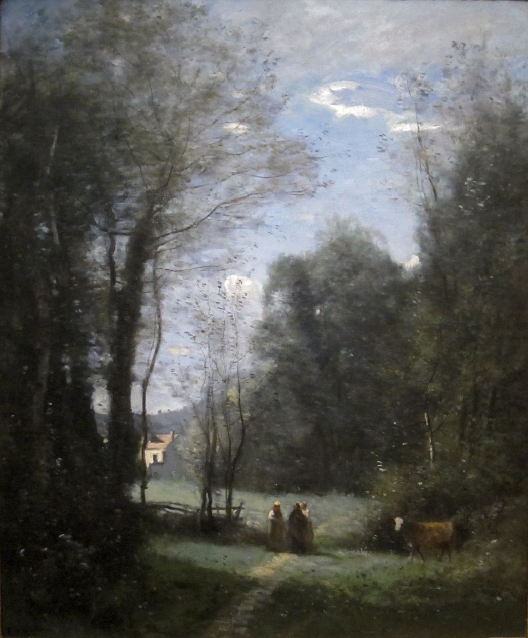 Maison Blanche de Sevres af Jean Baptiste Camille Corot