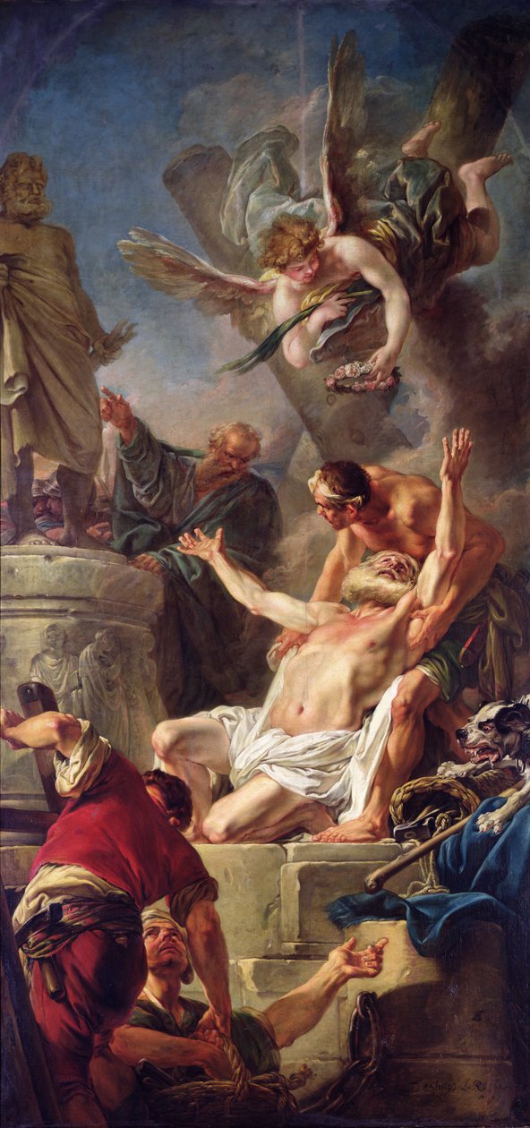 The Martyrium of St. Andrew, 1758 af Jean Baptiste Deshays de Colleville