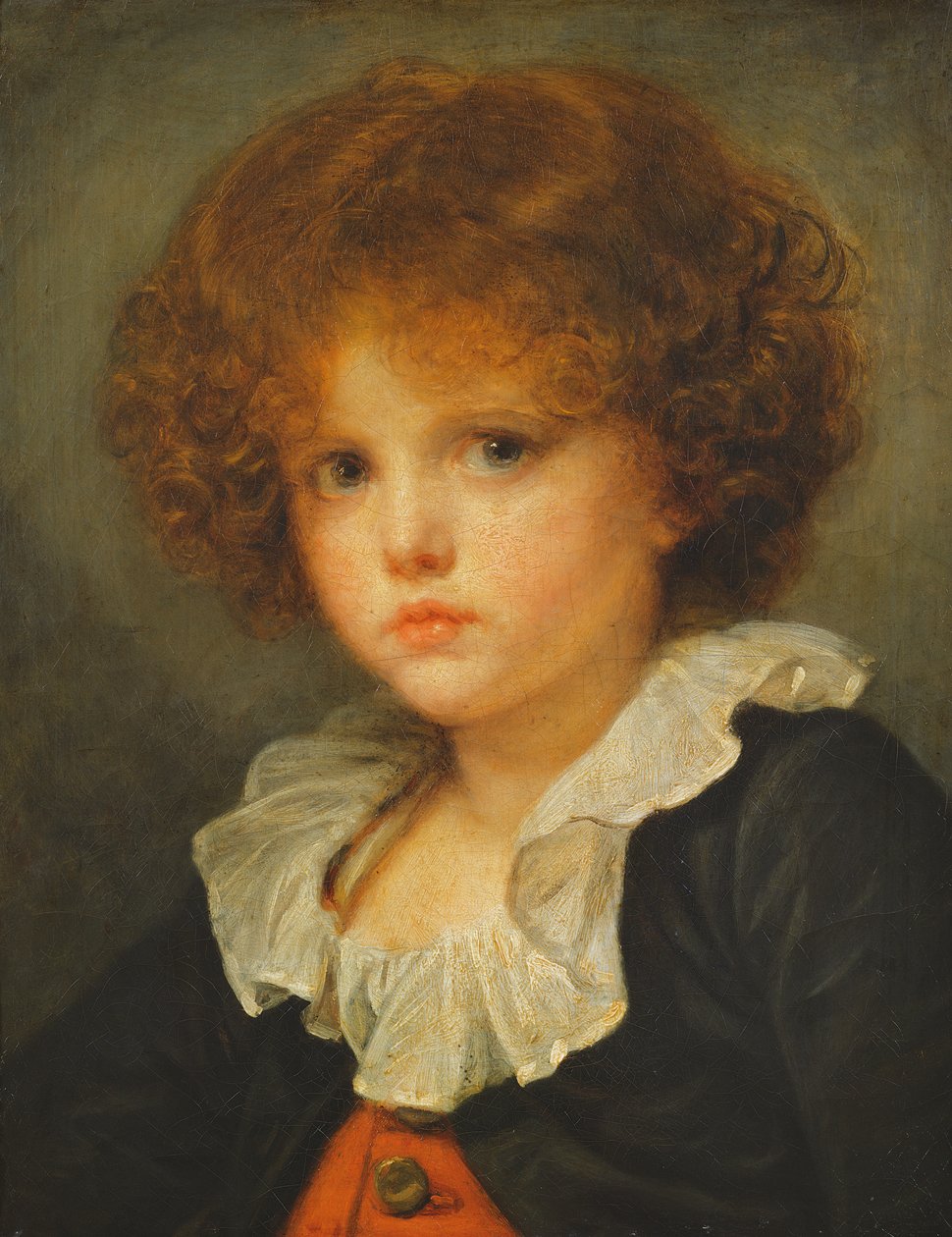 Dreng i rød vest, ca. 1775-80 af Jean Baptiste Greuze