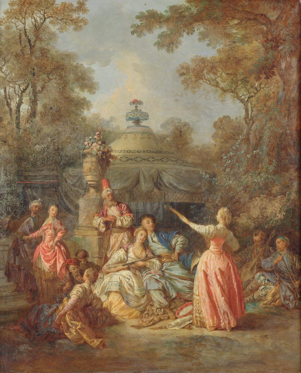 Russisk koncert, 1770 af Jean Baptiste Leprince