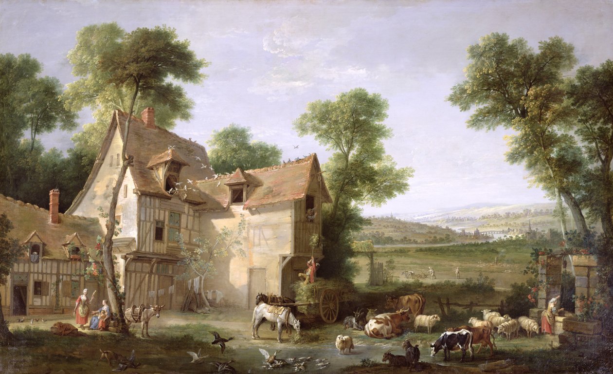Gården, 1750 af Jean Baptiste Oudry