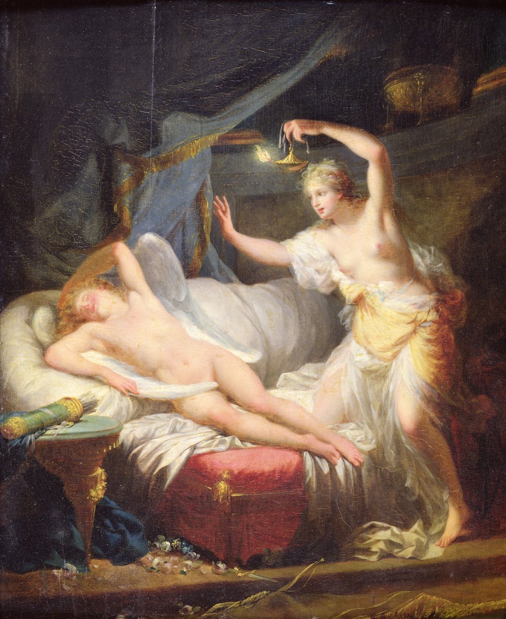 Amor og Psyche af Jean Baptiste Regnault