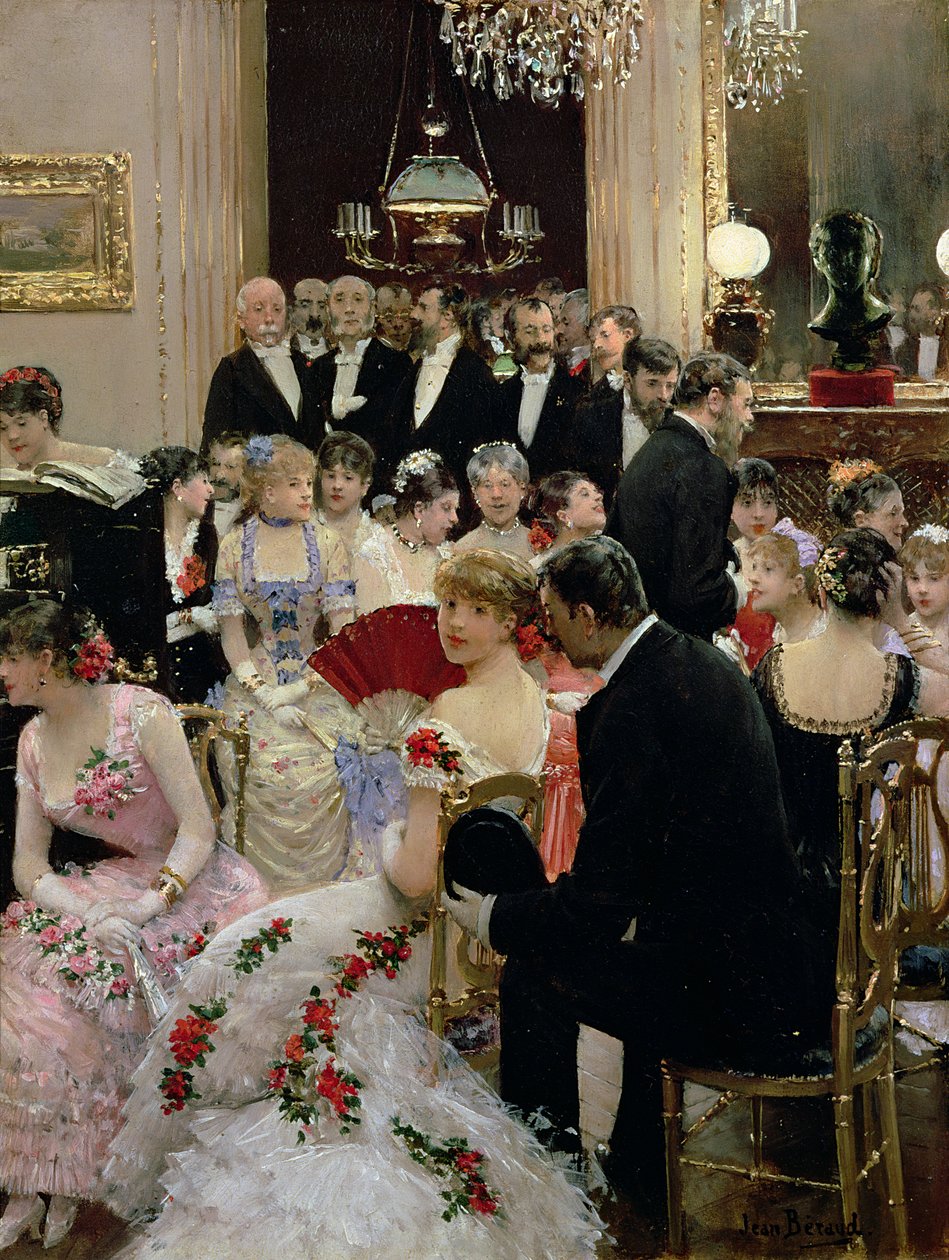 Soiree, ca.1880 af Jean Beraud