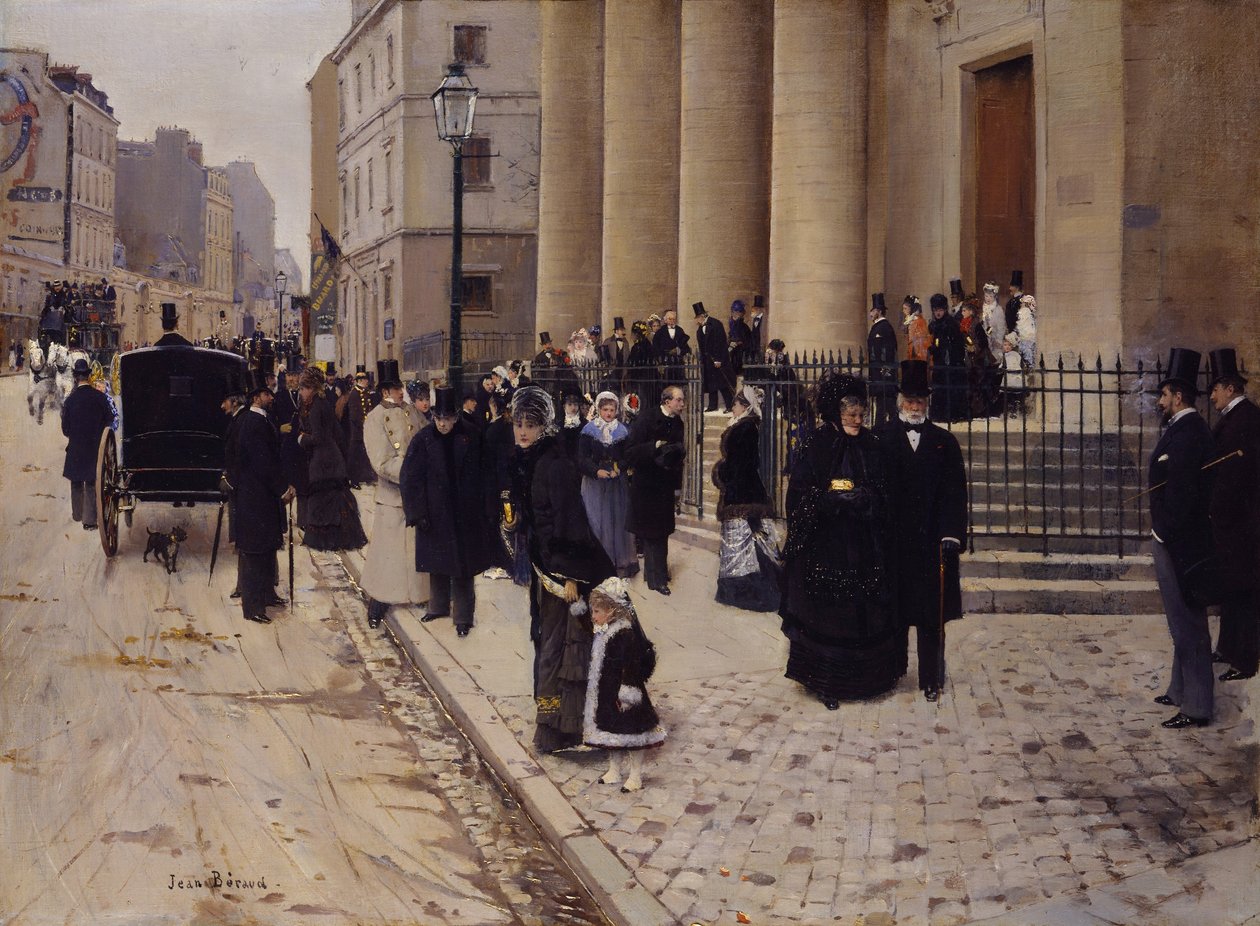 Kirken Saint-Philippe-du-Roule, Paris af Jean Beraud